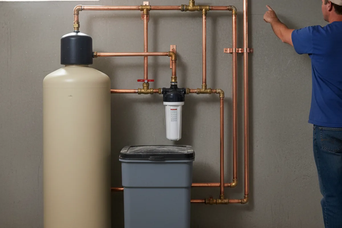 Whole-house water treatment system installed in Colliers